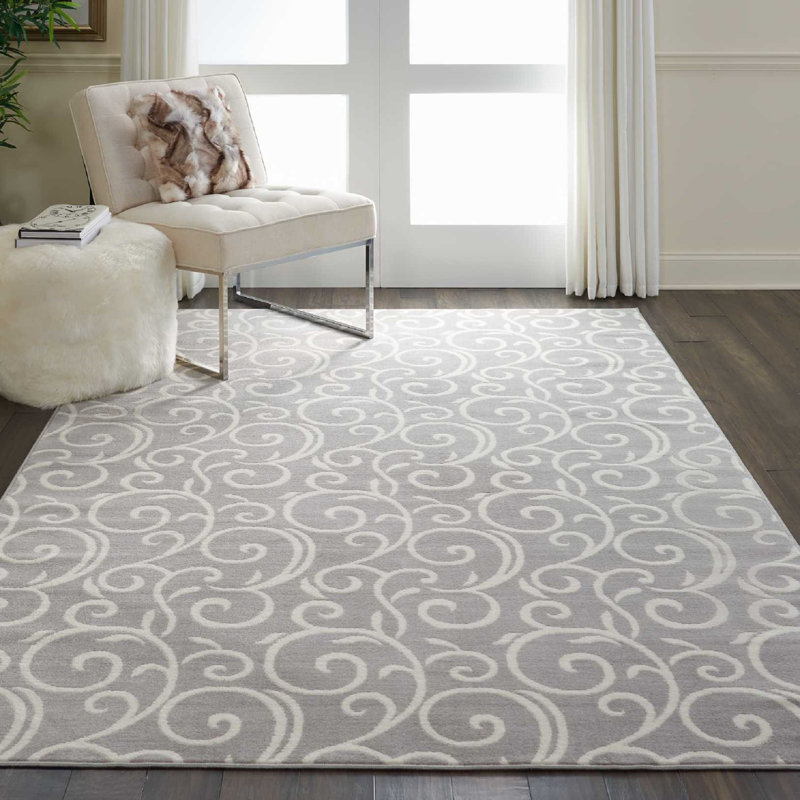 Thornlie Floral Indoor Rug, Rectangle 6' x 9'