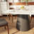 Modern Round Dining Table With Solid Wood Pedestal For 4-6 people Gullu Abdou-682971922-682971921