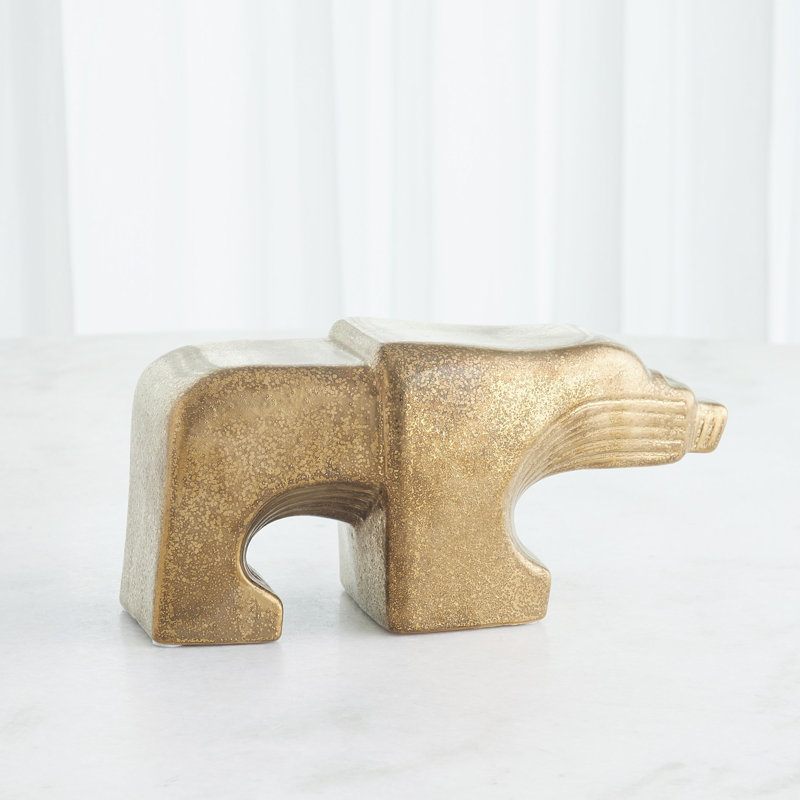 Les Animaux-Ours, Matte Antique Gold