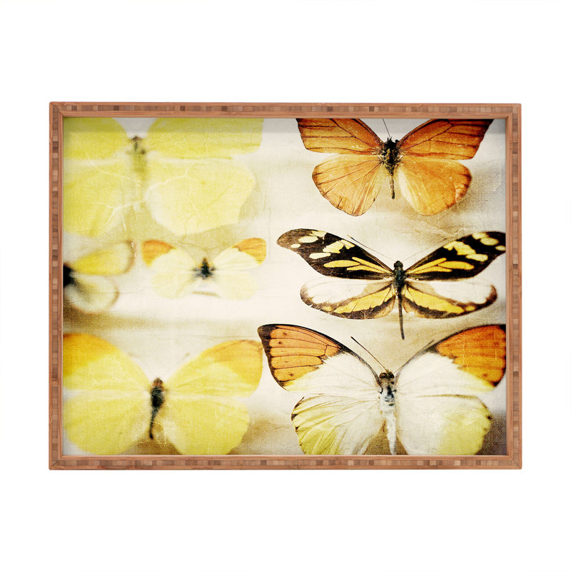 Abrial Wood Tray, 1.75" H x 14" W x 18" D