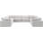 Hutchenson Velvet U-Shaped Sectional Reversible-87141538