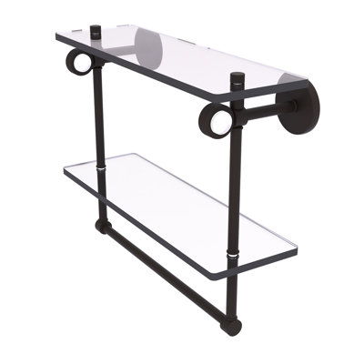 Tablette murale double verre Margolis