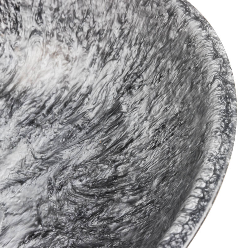 Brayden Studio Bergstrom 410mm L x 330mm W Resin Oval Sink, Grey