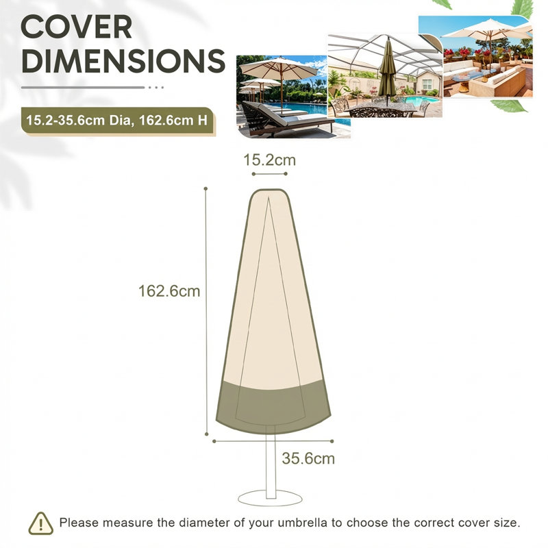 Outdoor Patio Umbrella Cover