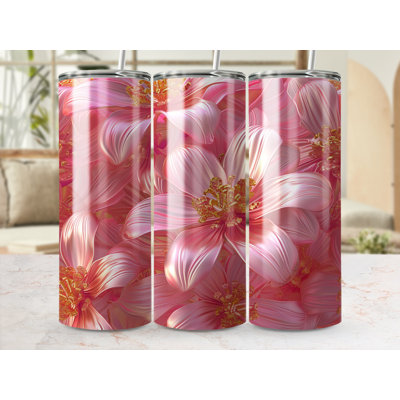 Choose Handmade Tumblers 591 mL Vacuum Insulated Stainless Steel (18/8) Travel Tumbler with Straw