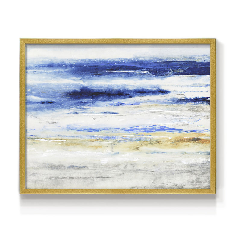 Choppy Seas I - Reproduction encadrée - Restickable, H 8 po x l 10 po