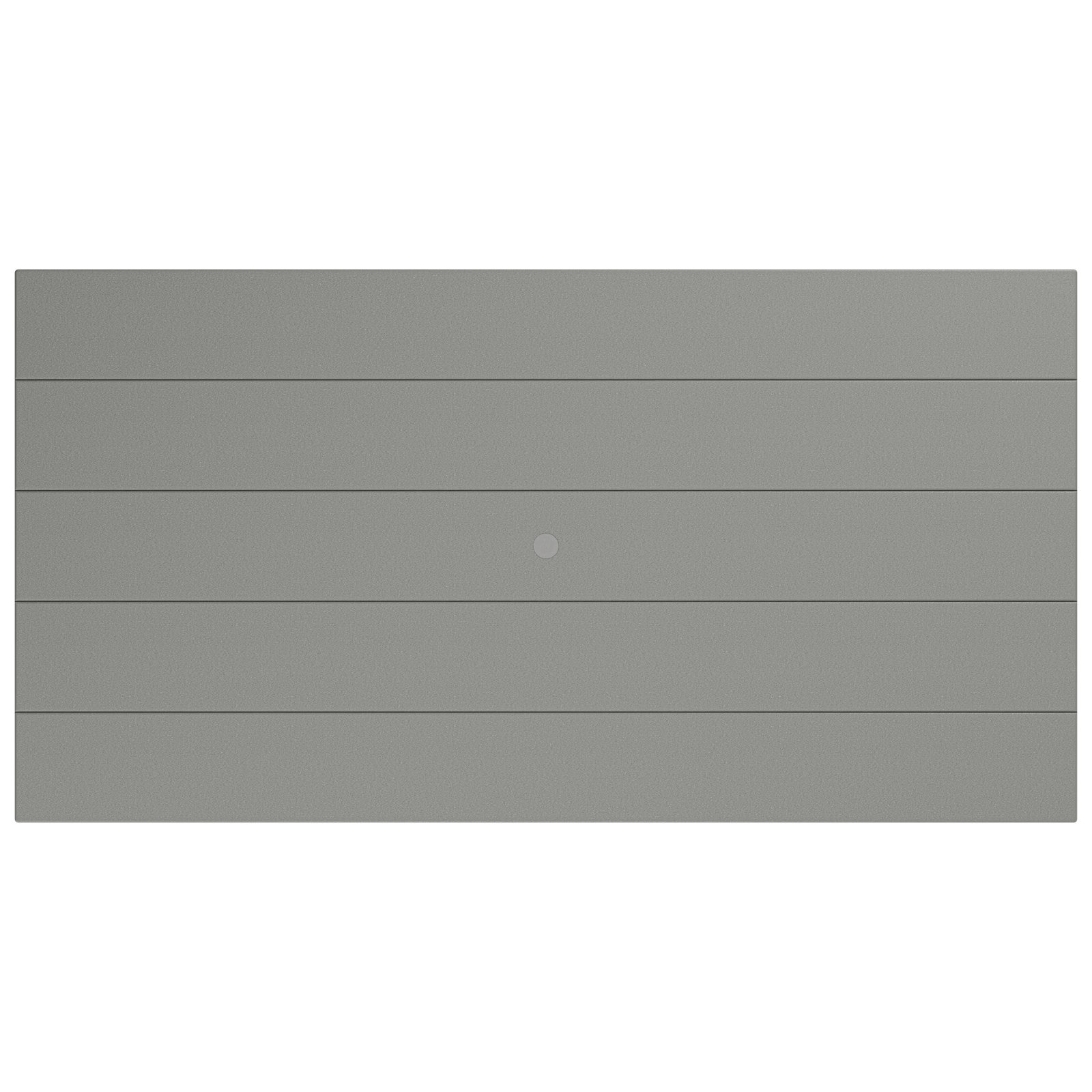 POLYWOOD® Tables 72" Patio Dining Table, Slate Gray