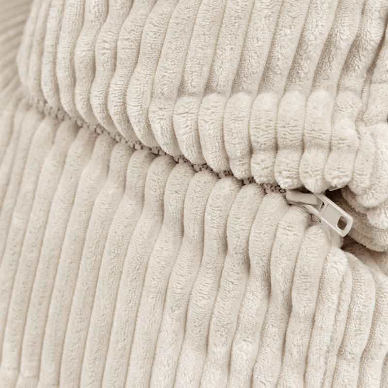 Corduroy Bean Bag Set, Cream