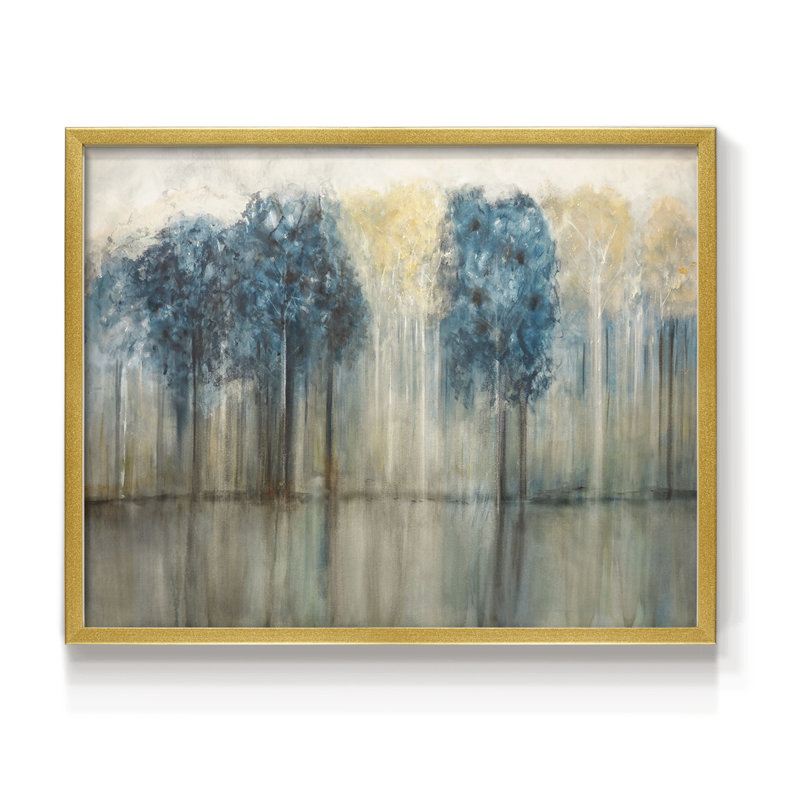 Tree Line -Framed Print - Restickable, 8" H x 10" W