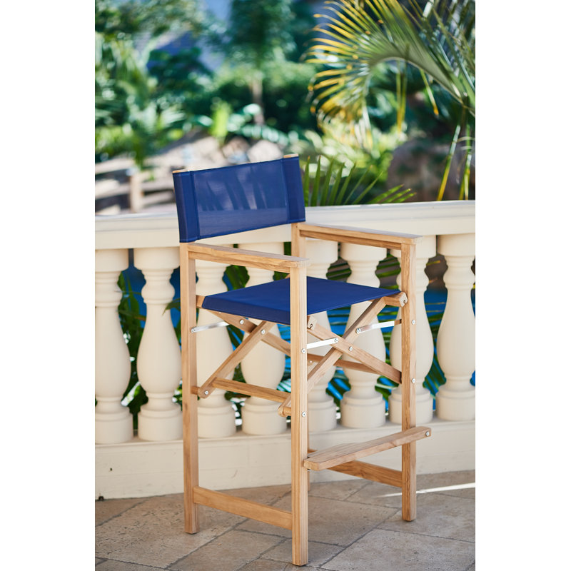 Fauteuil de salle à manger Crider, Bleu