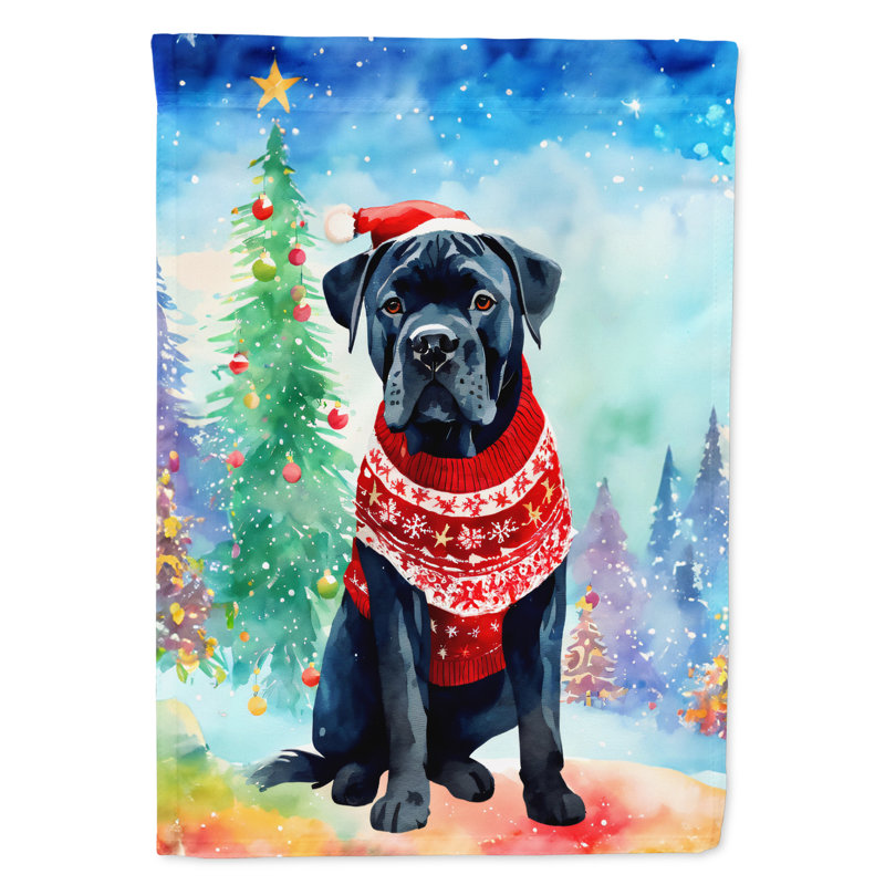 Double Sided Polyester Christmas, 40'' H x 28'' W