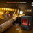 Freestanding Electric Fireplace Heater with 3D Realistic Flame Effect, 1000 Sq Ft Infrared Space Heater with Adjustable Thermostat, Quiet Operation, No Installation Required