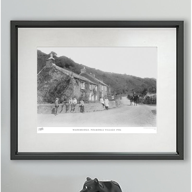 Wadebridge, Polmorla Village 1906 by Francis Frith - Single Picture Frame Print, 60cm H x 80cm W