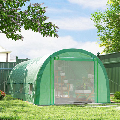 Walk-in Polytunnel Greenhouse, Upgraded Structure
