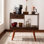 Armoire de bar Boahaus Southampton Modern Home, deux tablettes ouvertes, un tiroir, compact pour les petits espaces
