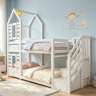 European Single (90 X 200 Cm) Bunk Bed Bed Frame