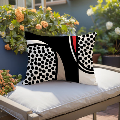 Coussin lombaire réversible intérieur / extérieur Jai Abstract