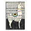  «Party Llama 1» par Chariklia Zarris, art mural en verre acrylique, 12 po x 16 po