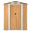 Authur Garden Shed Light Brown 192X191x223 Cm Galvanised Steel