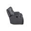 Causeuse Fuchs avec deux fauteuils inclinables gris-238792834-238792833
