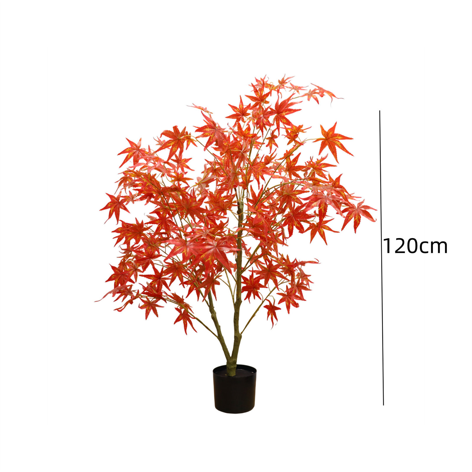 Maple Tree in Pot, 47.24" H x 5.91" W x 5.91" D
