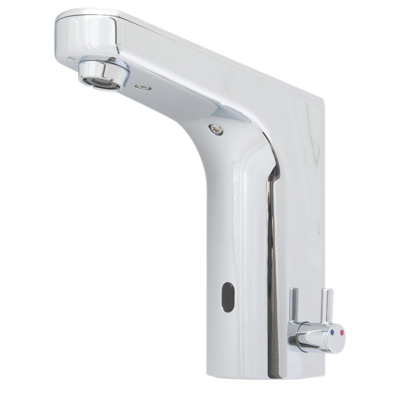 Robinet de salle de bain à un trou à alimentation par piles sensorflo