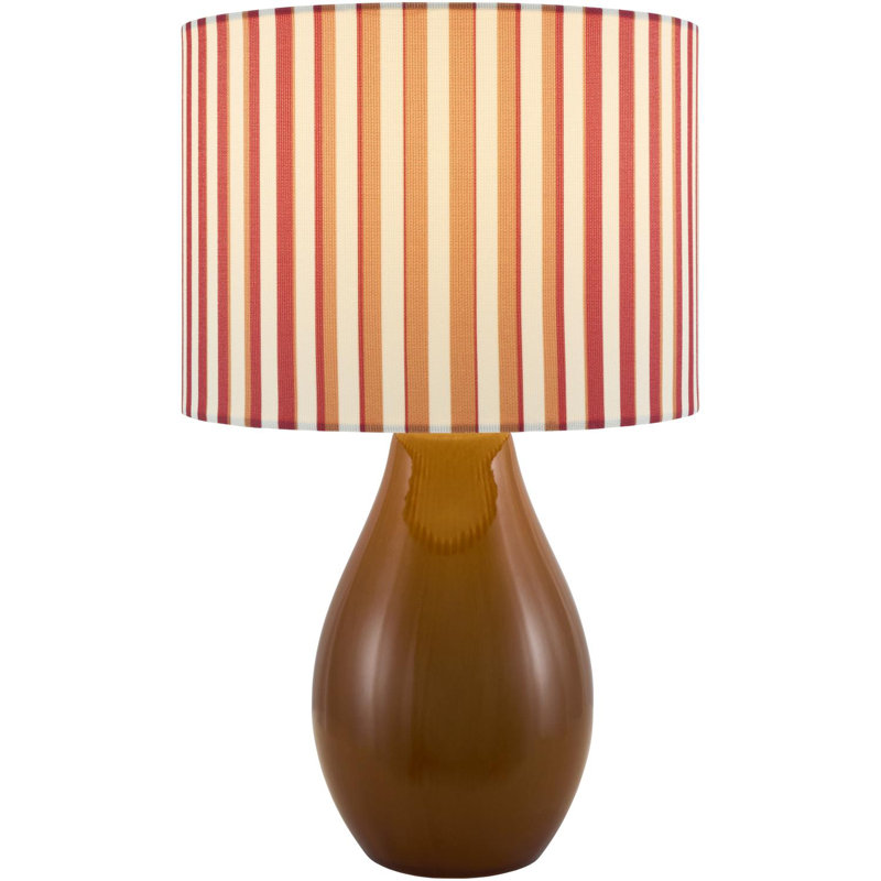 Lampe de table Heurich, Brun