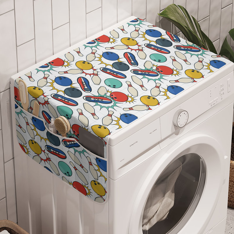 Lot de 2 machines à laver East Urban Home Bowling de 47 po x 18,5 po