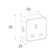 Smart  WiZz Connect EU Plug (White) 3 Pin Type G UK Plug Wi-Fi/Bluetooth Controlled - 4l1/8035