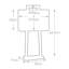 Pliner Ceramic Table Lamp