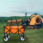 Chariot pliable à roulettes pliable avec roues-112369161-131257910
