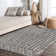 Ziri Moroccan Geometric Gray/Cream Rug