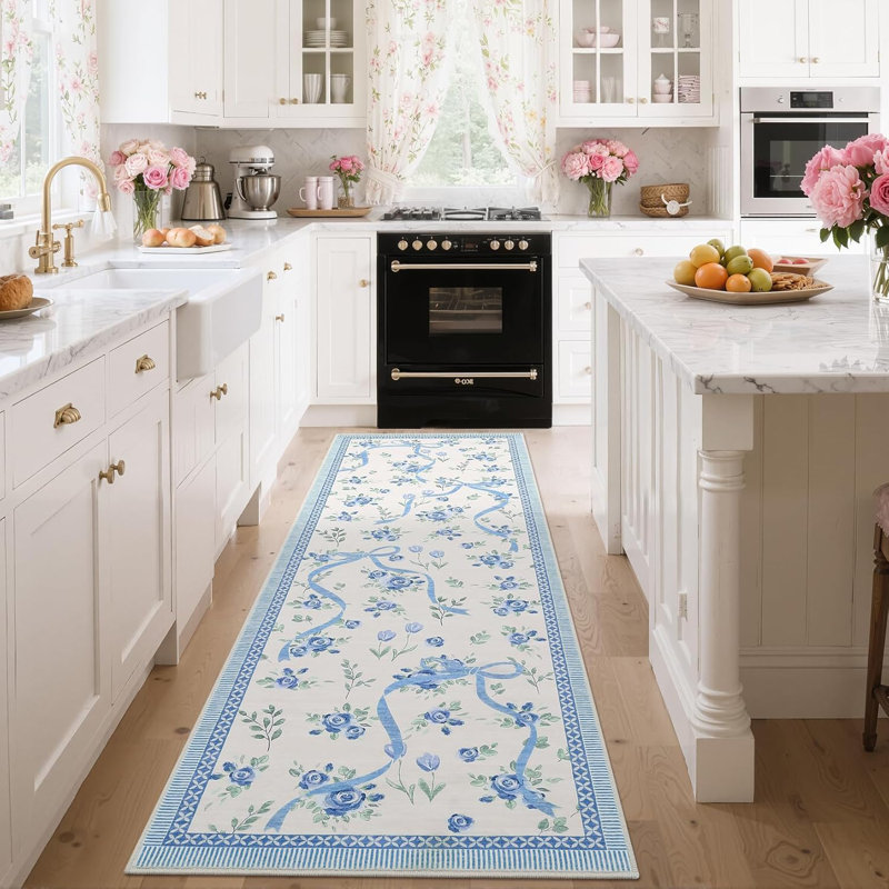 Tapis de couloir antidérapant 2 x 6 po pour salle de bain, chambre à coucher et chambre d'enfant