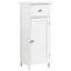 Armoire de salle de bain autoportante l 14 po x H 34,5 po x P 12 po