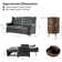 Castres Transitional 2-Piece Living Room Set With Sofa And End Table
