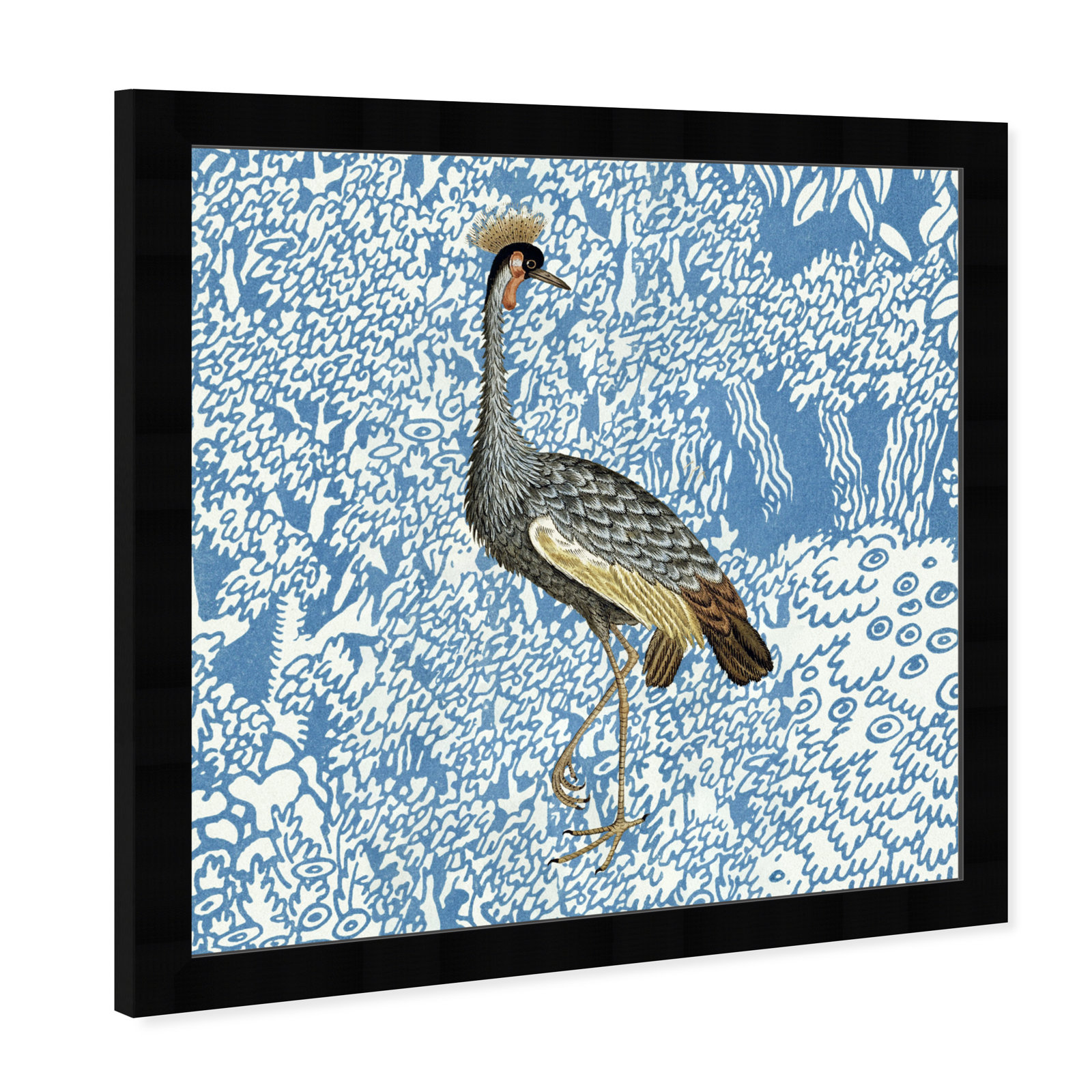 Bird Pose 2 by Oliver Gal, Black, 22" H x 22" W x 0.5" D