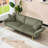 Foldable Double Corduroy Bed, 79 Inch With For Living Room & Compact Spaces Restricted Areas-1401154563