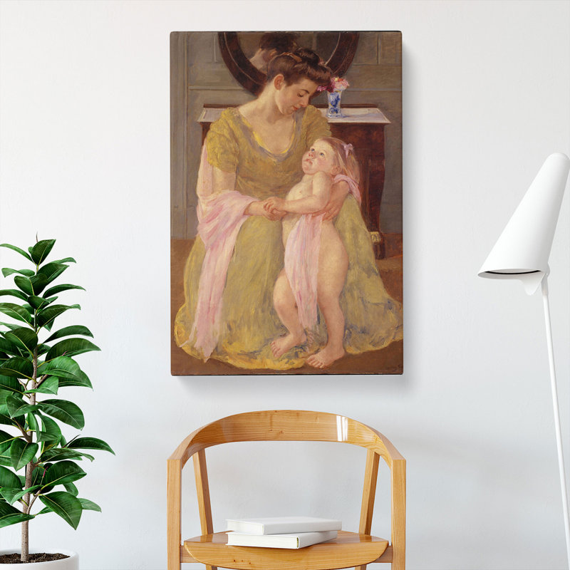 Mother And Child Vol.6 by Mary Cassatt - Wrapped Canvas Painting, 60cm H x 40cm W x 3cm D
