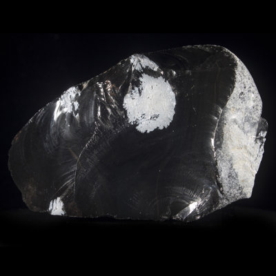 Obsidienne flocon de neige. Buffalo, Wyoming, États-Unis