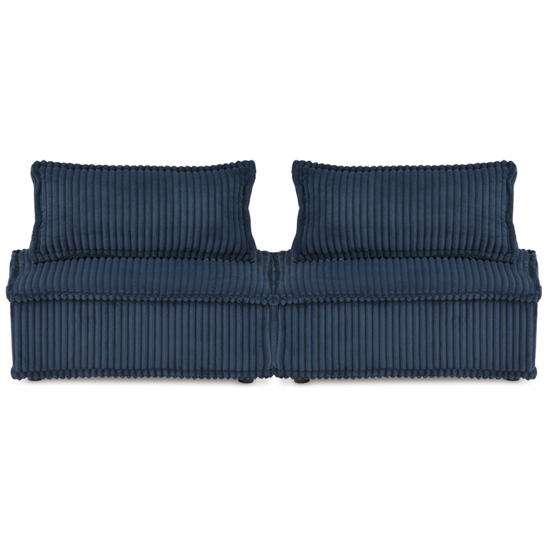 Bales 2-Piece Modular Seating, 28" H x 78" W x 39" D, 2