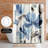 Botanical Shower Curtain Blissful Blue by PI Creative Art