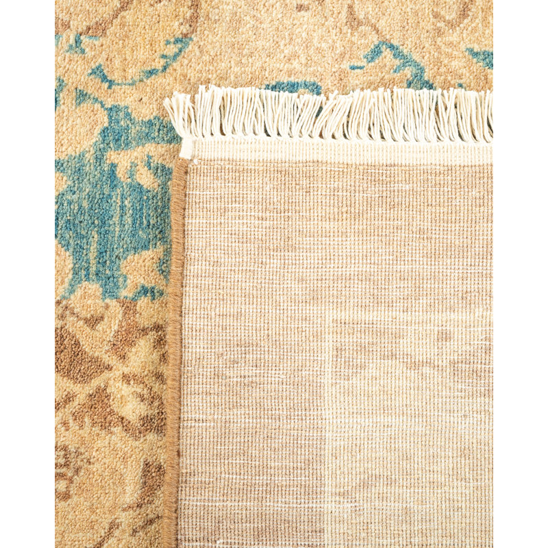 Classic One-of-a-Kind 4' 2" x 4' 3" Hand Knotted Area Rug