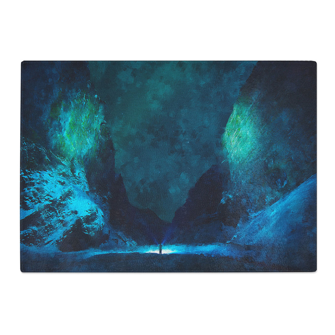 The Canyon in Iceland Painting Chopping Board