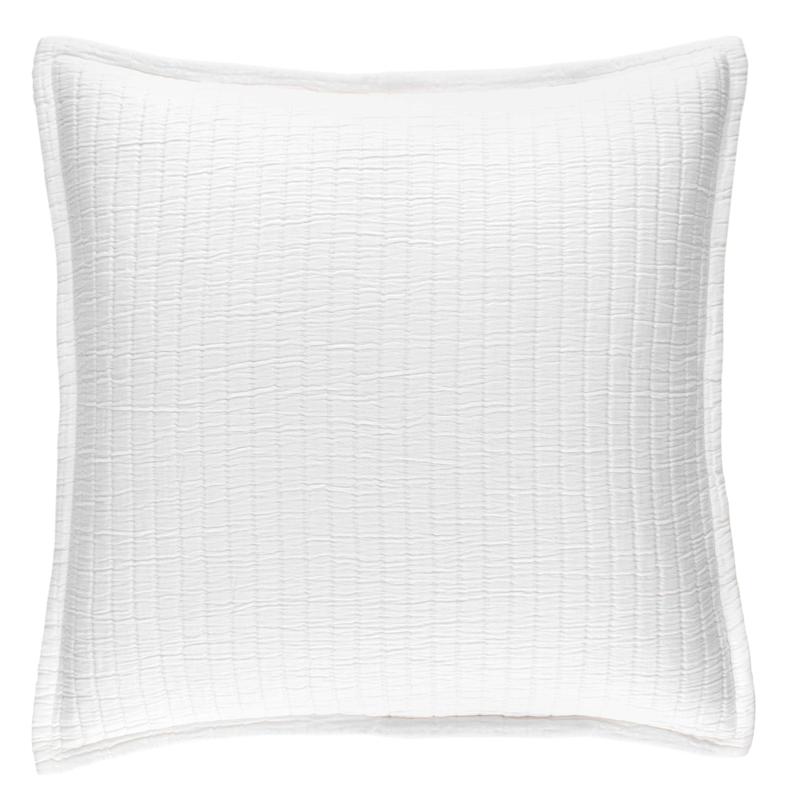 Boyfriend Cotton Shams, Euro, White