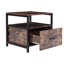 Biao 55cm W Metal Bedside Table-346092998