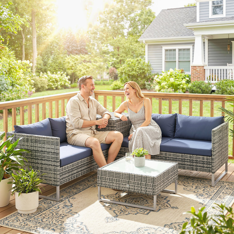 Rattan Sofa Set