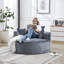 Canapés à compression, canapé moderne en chenille de polyester de 55 pouces pour la maison