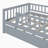 Wood Daybed with Trundle and Fence Guardrails-317973216-317973218