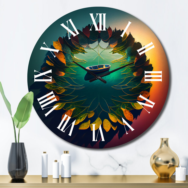 Horloge murale Arial View, Grand