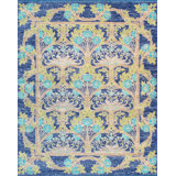 Oriental Area Rug in Blue